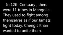 HOW CHENGIS KHAN UNITED 11 TRIBES  AND CREATED MANGOLIA NATION