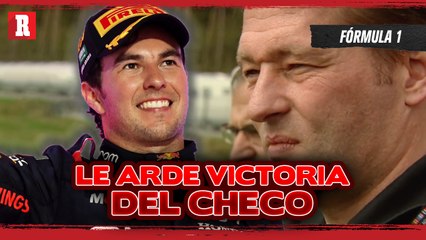 PAPÁ de MAX Verstappen MOLESTO ante la VICTORIA de CHECO Pérez
