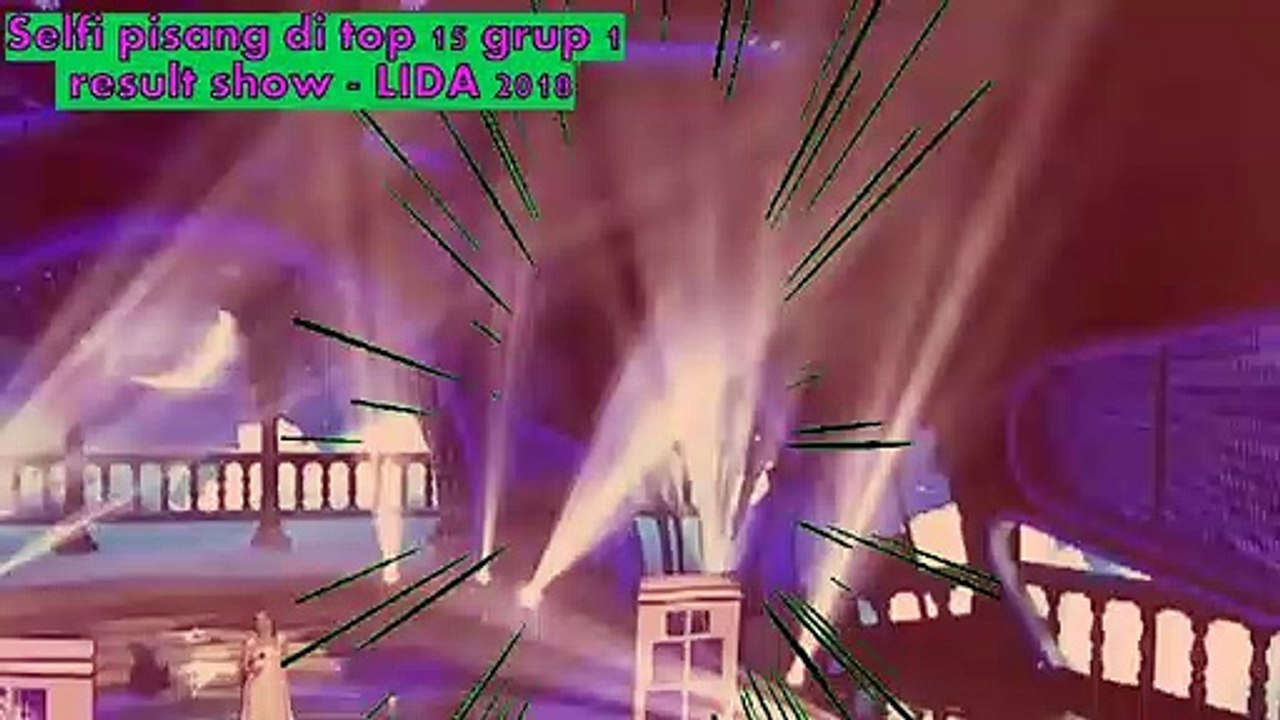 Selfi  - jeritan hati - saat Selfi pingsan di Top 15 grup 1 - result show - LIDA 2018