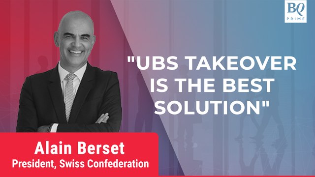 Swiss President Alain Berset on UBS' takeover of Credit Suisse
