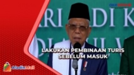 Turis Asing Sering Langgar Aturan, Wapres: Jika Perlu Lakukan Pembinaan sebelum Masuk RI