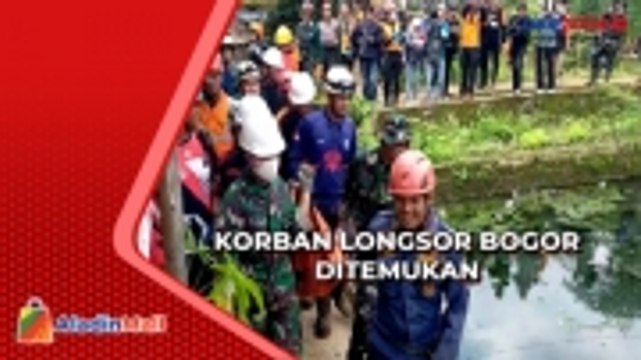 Tiga Hari Pencarian, Dua Korban Longsor di Bogor Ditemukan Berpelukan