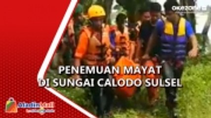 Gegerkan Warga, Mayat Mengapung di Sungai Calodo Sulsel