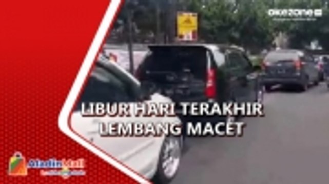 Hari Terakhir Libur Sekolah, Arus Lalu Lintas di Lembang Macet