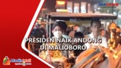 Naik Andong di Malioboro, Warga Antusias Sambut Presiden Jokowi