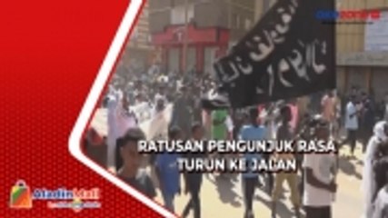 Ratusan Demonstran Turun ke Jalanan di Sudan Tuntut Penguasa Militer Mundur