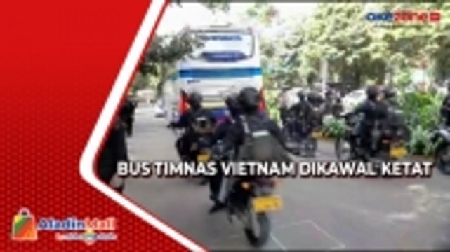 Jelang Semifinal Piala AFF 2022, Bus Timnas Vietnam dan Indonesia Dikawal Ketat