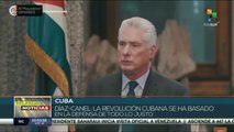 Presidente cubano reafirma el compromiso de su gobierno con la Revolución