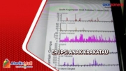 Erupsi Gunung Anak Krakatau, Letusan Terjadi Sebanyak Tiga Kali