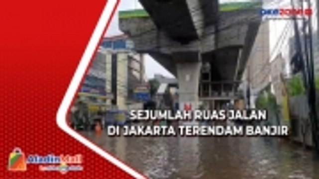Hujan Deras Sejumlah Ruas Jalan di Jakarta Terendam Banjir, Ini Lokasinya