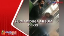 Beredar Video Sejoli Diduga Mesum di KRL