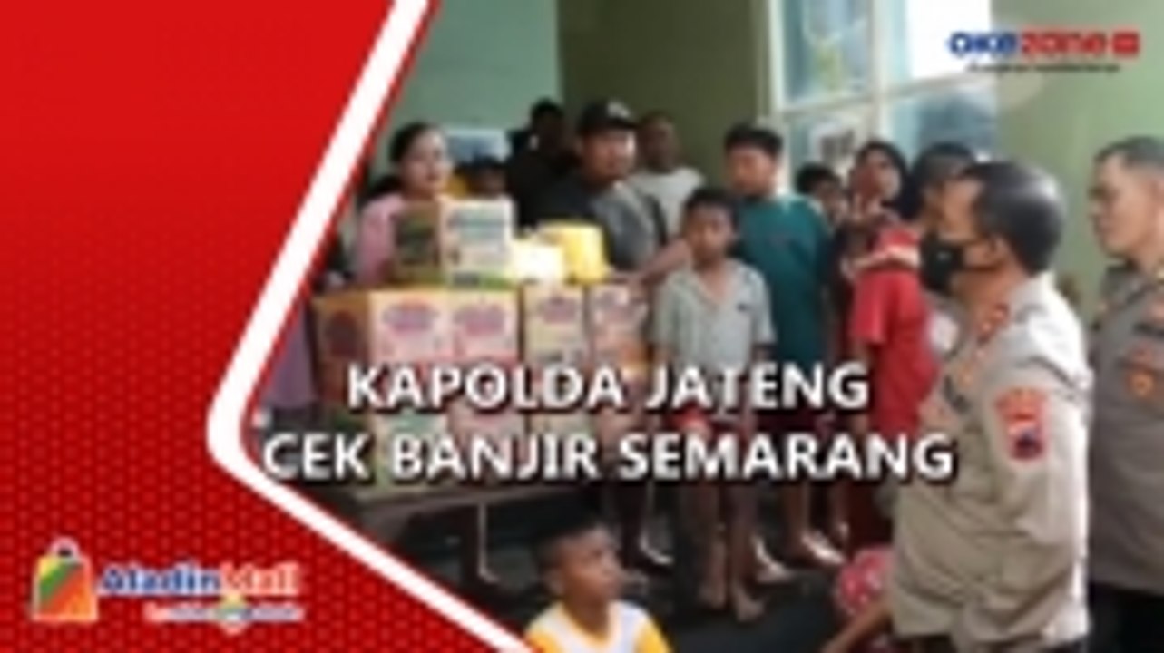 Bantu Korban Banjir di Kota Semarang, Polda Jateng Dirikan Posko Kesehatan dan Dapur Lapangan