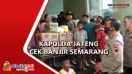 Bantu Korban Banjir di Kota Semarang, Polda Jateng Dirikan Posko Kesehatan dan Dapur Lapangan