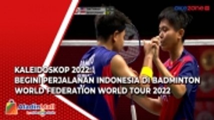 KALEIDOSKOP 2022: Begini Perjalanan Indonesia di Badminton World Federation World Tour 2022