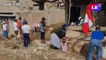 Delegaciones de Puno apoyan en faena de limpieza a viviendas afectadas por huaicos en Lima | #LR