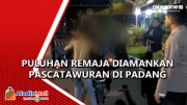 Diwarnai Kejar-kejaran, Puluhan Remaja Diamankan Pascatawuran di Padang