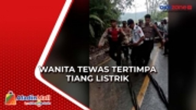 Wanita Tewas Tertimpa Tiang Listrik Roboh di Lampung Barat