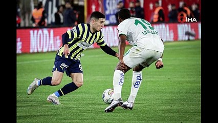 Süper Lig: Corendon Alanyaspor: 1 - Fenerbahçe: 3