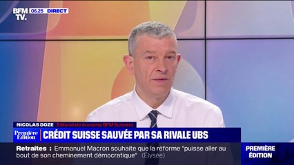 La banque Crédit Suisse sauvée par sa rivale UBS