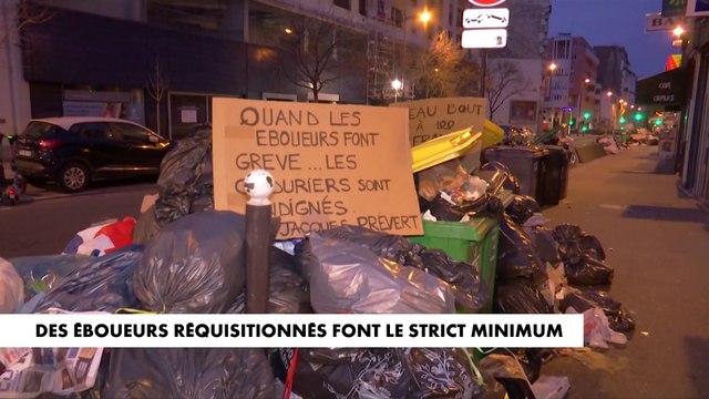 Des éboueurs réquisitionnés font le strict minimum