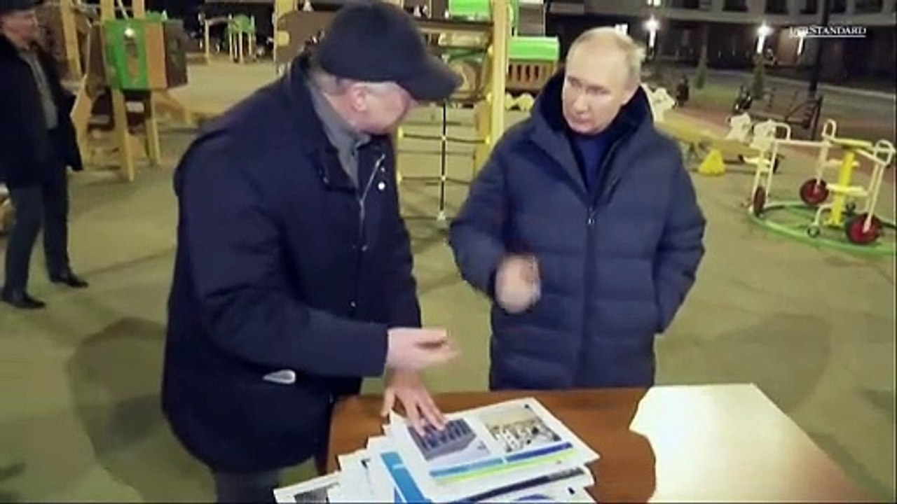 Putin erstmals in besetzten Gebieten zu Besuch