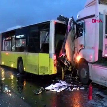 Tuzla'da TIR İETT otobüsüne çarptı! 2 ölü 2 yaralı