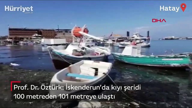 İskenderun'da kıyı şeridi 101 metreye ulaştı