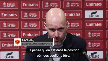 Manchester United - Ten Hag aime être en course pour gagner des trophées