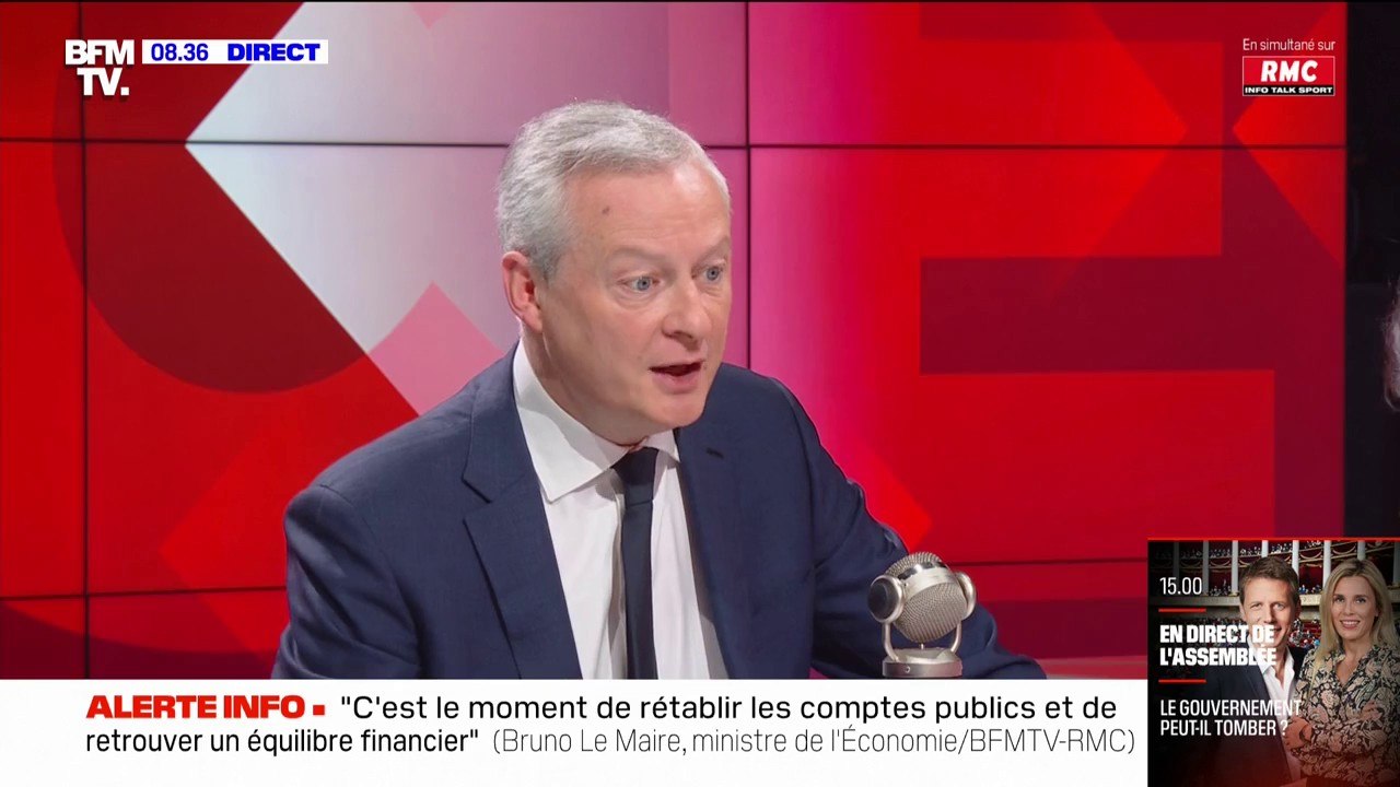 Bruno le Maire: "Je garantis qu'en 2030, le régime des retraites sera à l'équilibre financier"