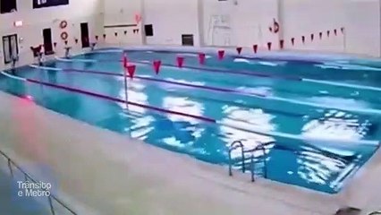 Video piscina durante o terremoto de magnitude 7.8 ocorrido naTurquia em fevereiro