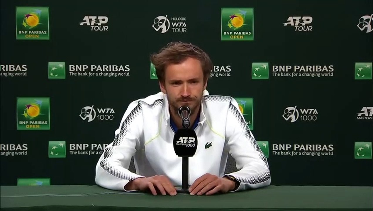 ATP - Indian Wells 2023 - Daniil Medvedev : "Carlos Alcaraz is deservedly World No. 1"