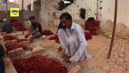 Spectacular Glass Bangle Making Process in Factory