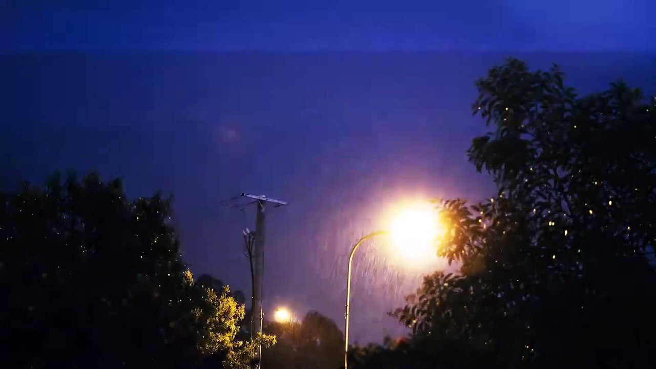 Relaxing rain sounds for stress relief and meditation- peaceful night