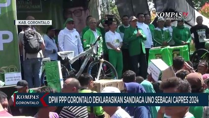 DPW PPP Gorontalo Deklarasikan Sandiaga Uno Sebagai Capres 2024