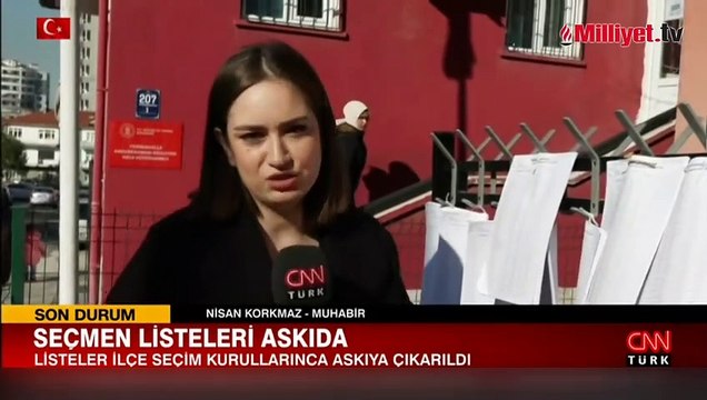 Seçmen listeleri askıya çıkarıldı