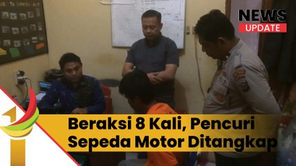 Sudah Beraksi 8 Kali, Pelaku Pencurian Sepeda Motor Ditangkap Polsek Tenayan Raya