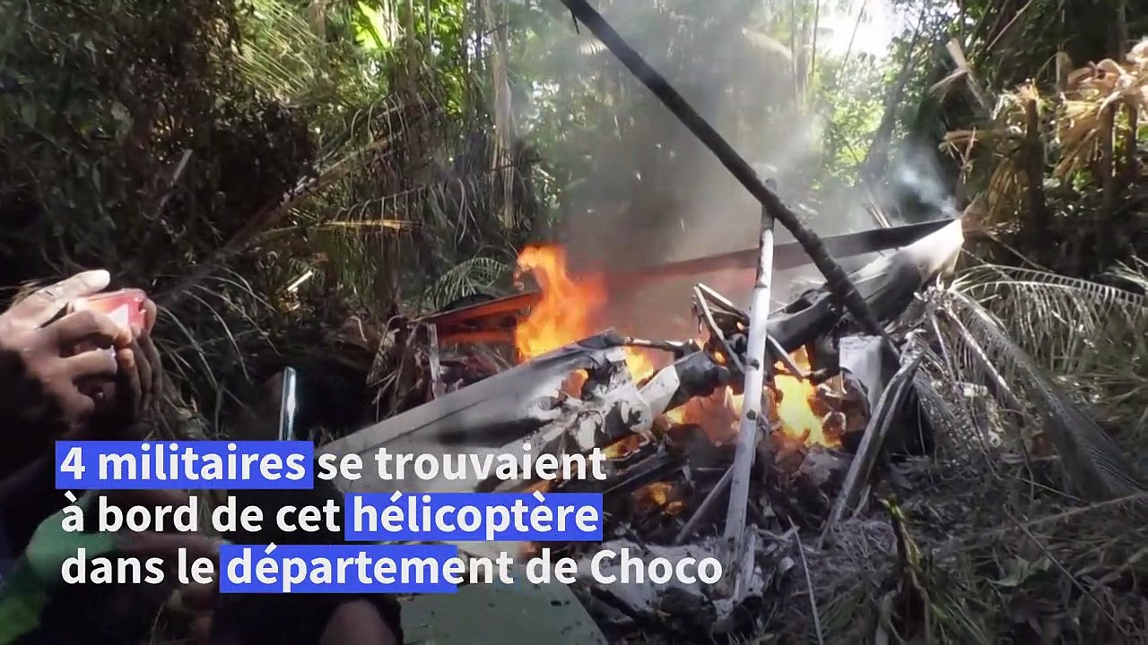Colombie: mort de quatre militaires dans un accident d'hélicoptère
