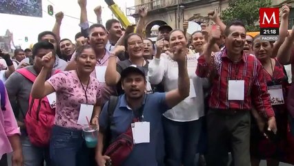 ¡A reventar! Estiman 500 mil personas en evento de AMLO en Zócalo por Expropiación Petrolera