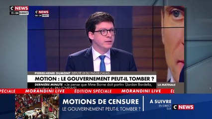 Regardez ces 3 députés républicains qui annoncent dans "Morandini Live" qu'ils vont voter la censure cet après-midi pour faire tomber le gouvernement - VIDEO