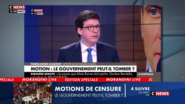 Regardez ces 3 députés républicains qui annoncent dans Morandini Live qu'ils vont voter la censure cet après-midi pour faire tomber le gouvernement - VIDEO