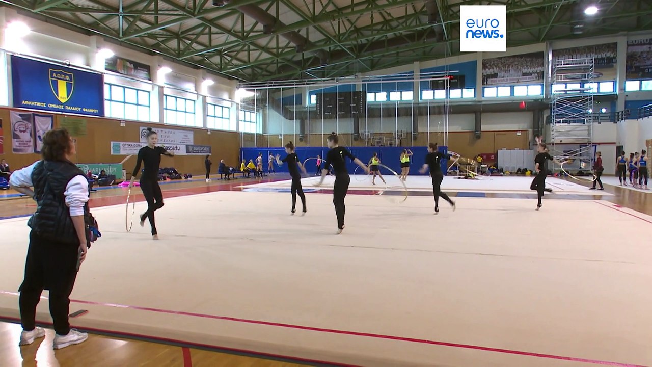 Ukrainische Sportgymnastinnen: Üben in der Fremde