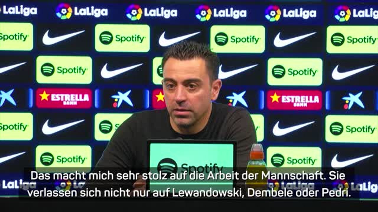 Xavi: 'Mannschaft hat gut gearbeitet'