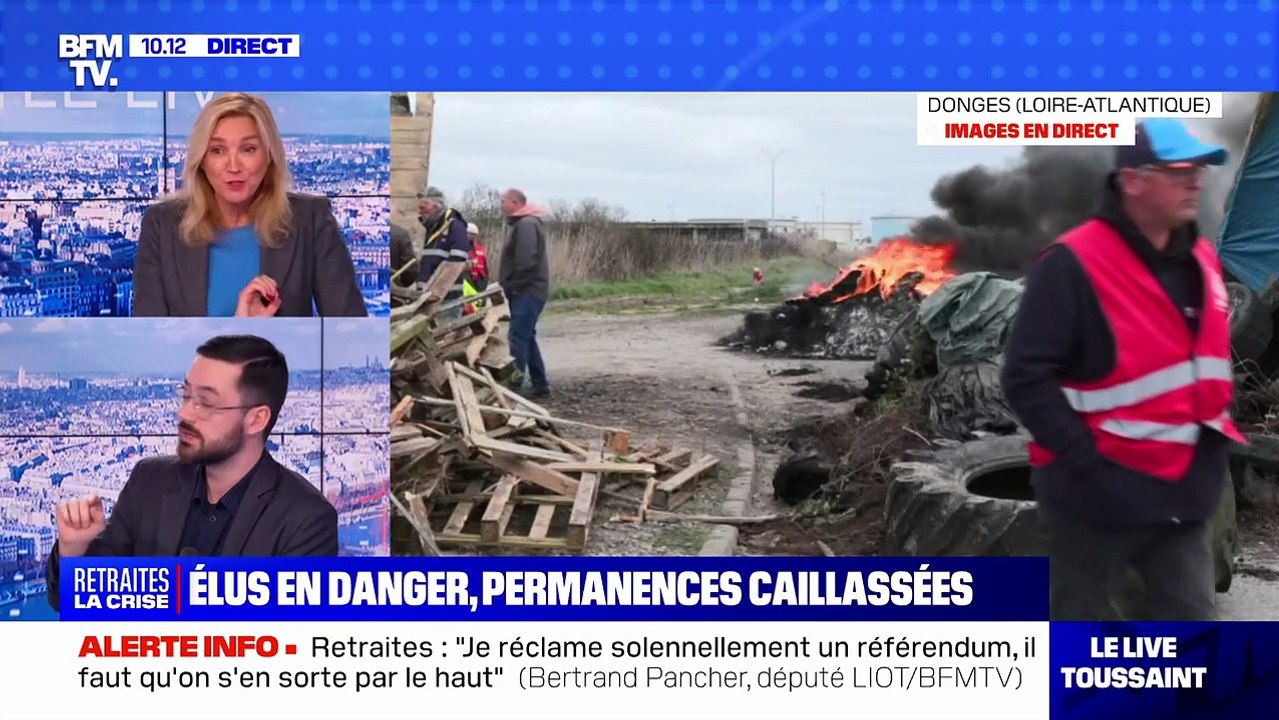 "On va rendre l'antenne" : Bruce Toussaint désemparé face à ses invités politiques sur BFMTV
