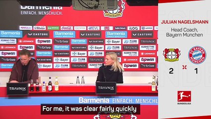 Nagelsmann believes VAR penalties were correct in shock Bayern loss