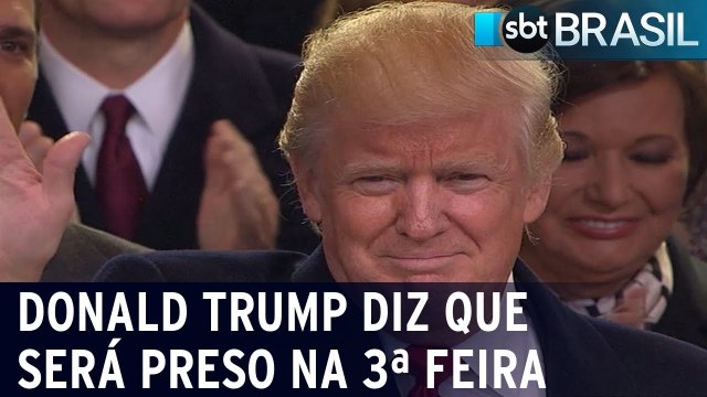 Trump diz que será preso na 3ª feira e convoca apoiadores às ruas