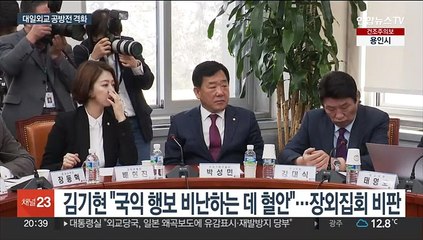 "반일 불쏘시개로" "외교라인 문책"…여야 공방 격화