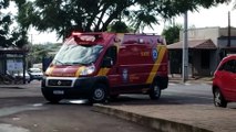 Ciclista fica ferida após ser atingida por motocicleta na Av. Piquiri