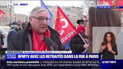 Les retraités manifestent contre la réforme ce lundi à Paris