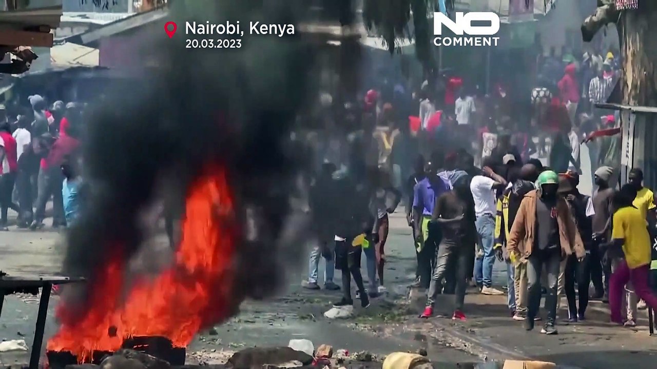 WATCH: Protesters in Nairobi call for President...