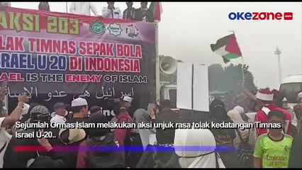 Bakar Bendera Israel, Massa Demo Tolak Kehadiran Negara Zionis di Piala Dunia U-20